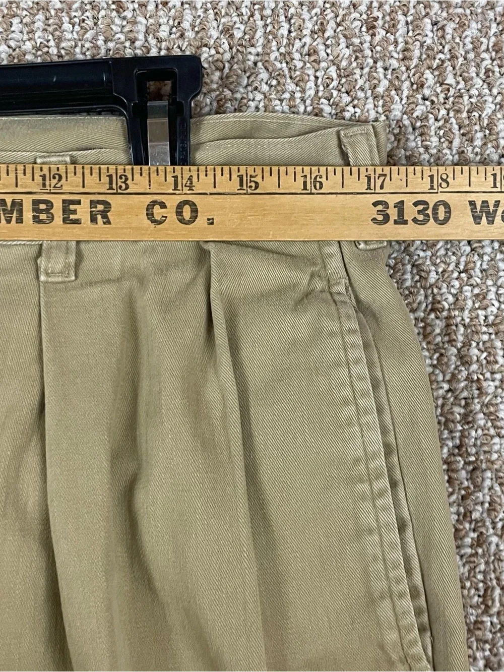 VTG Polo Ralph Lauren Pants Pleated Chino Pants Mens 34x27.5 Made In USA 90s 51